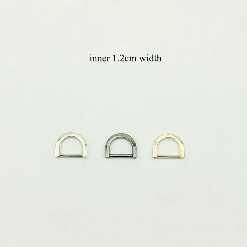 

10 шт., металлическое D-образное кольцо с внутренним диаметром 12 мм