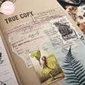Mr.paper 100 sztuk/pudło Vintage Story papier pakowy Scrapbooking/tworzenie kartek/pisanie pamiętnika DIY pamiętnik dekoracji karty LOMO