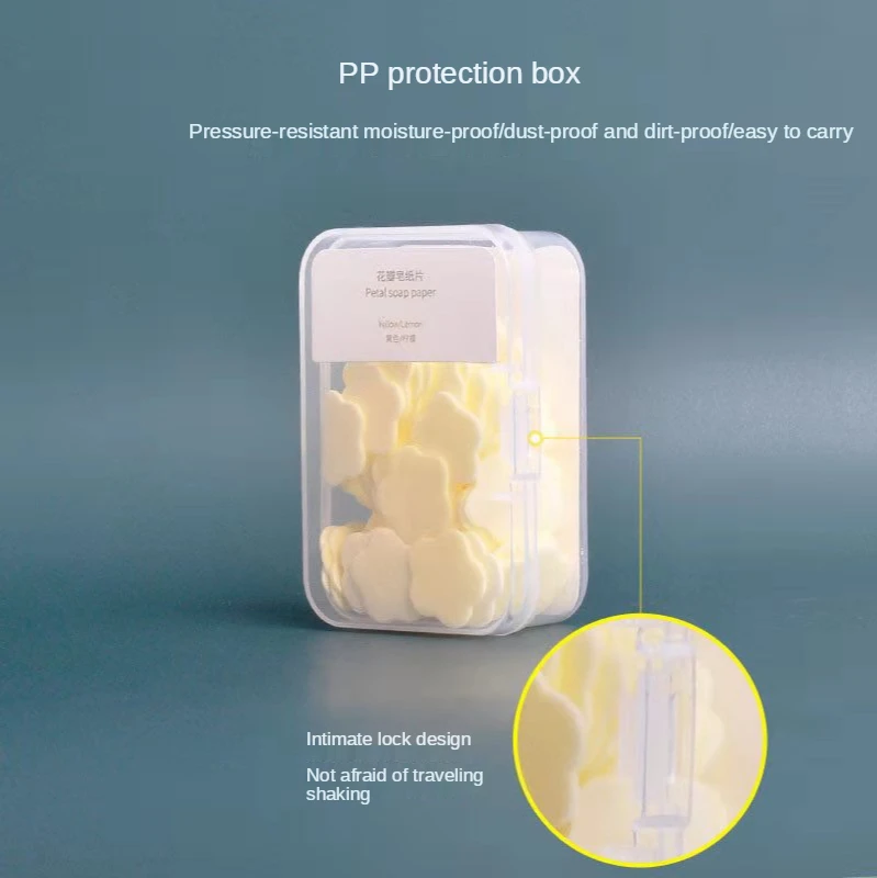 Одноразовое мыло креативное уличное портативное для мытья тела ванночка с