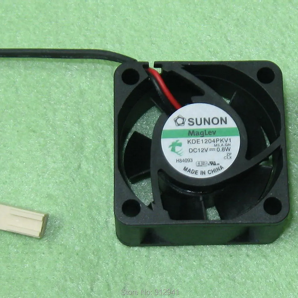 B159a SUNON KDE1204PKV1 4020 40 мм x 20 кулер Maglev охлаждающий вентилятор AC/DC 12V 0 8 W 2 провода видео