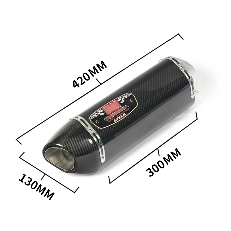 Глушитель выхлопной трубы для мотоцикла Yoshimura 51 мм модифицированный глушитель