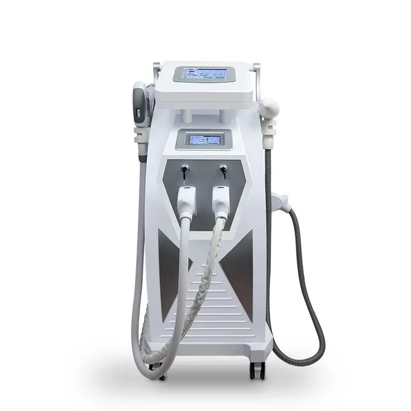 

Newest ND YAG Laser Hair Removal Machine SHR OPT IPL Elight Tattoo Removal Black Face Doll Carbon Peeling Double Screen
