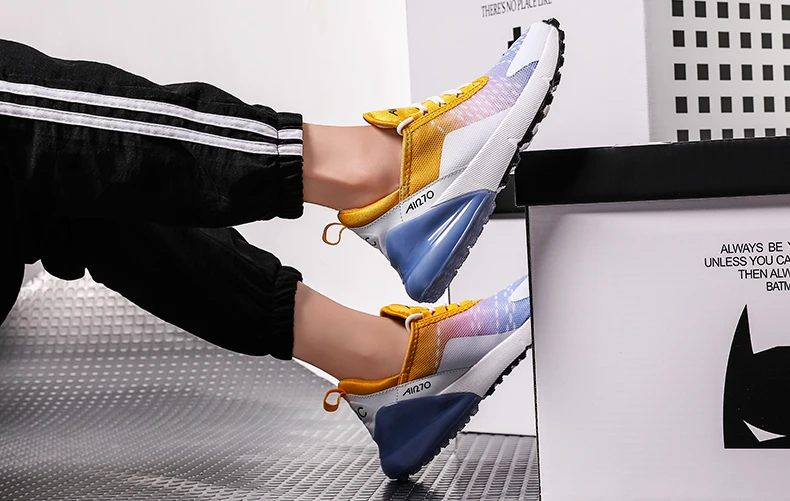 Мужская Новая мода zapatillas mujer уличные кроссовки дышащая женская обувь сетчатые Спортивные Повседневные кроссовки размера плюс 36-47
