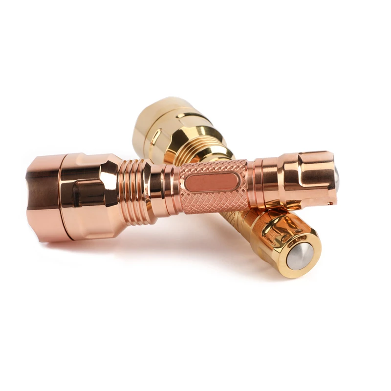 Латунь Astrolux C8 SST40/XP L HI 1300lm 7/4 режима A6 драйвер EDC тактический фонарь 18650 прожектор