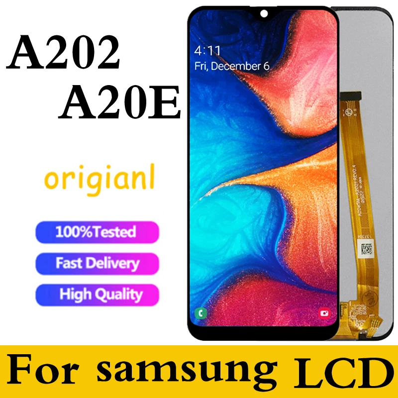 ЖК дисплей 5 8 ''для Samsung Galaxy A20e A202 A202F A202DS с сенсорным экраном и дигитайзером в