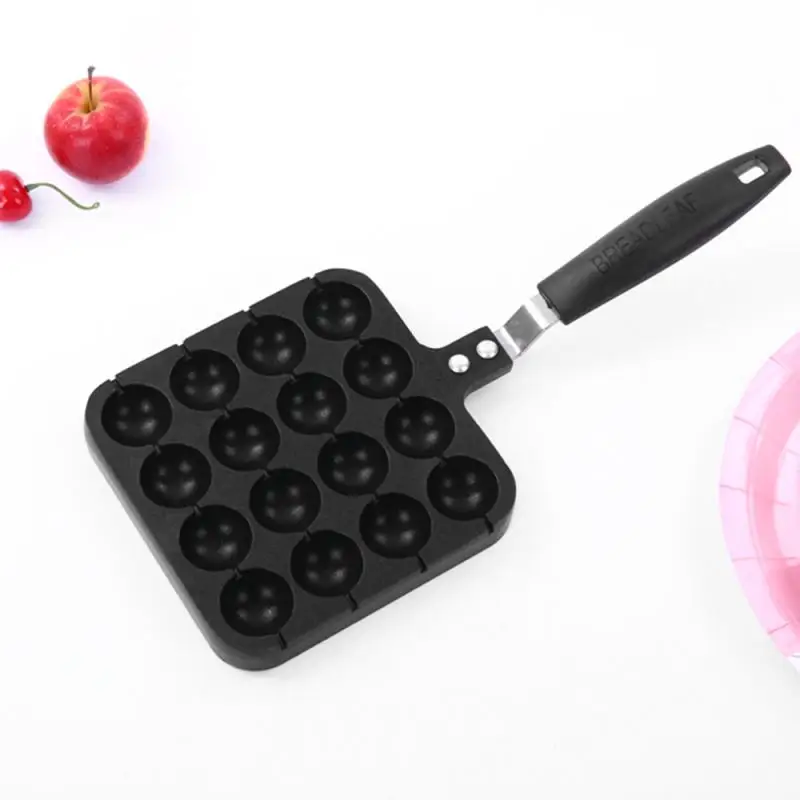 Hot 1Pcs 16 Holes Takoyaki Maker Grill Pan Octopus Ball Plate Home Cooking Baking Form Mold Tray For Kitchen Supplies |
