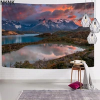 nknk brand sky tapiz mountain tapestries forest tenture mandala landscape rug wall decor boho decor witchcraft new