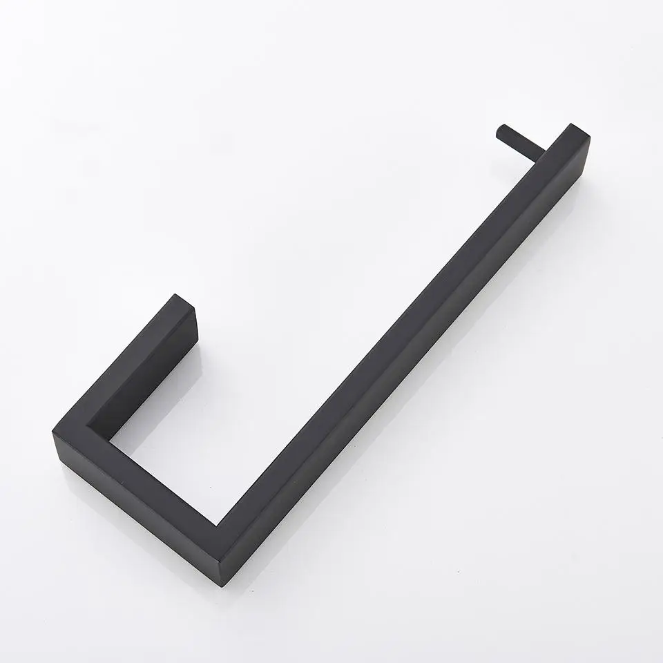 Набор оборудования для ванной черный крючок халата вешалка полотенец барная