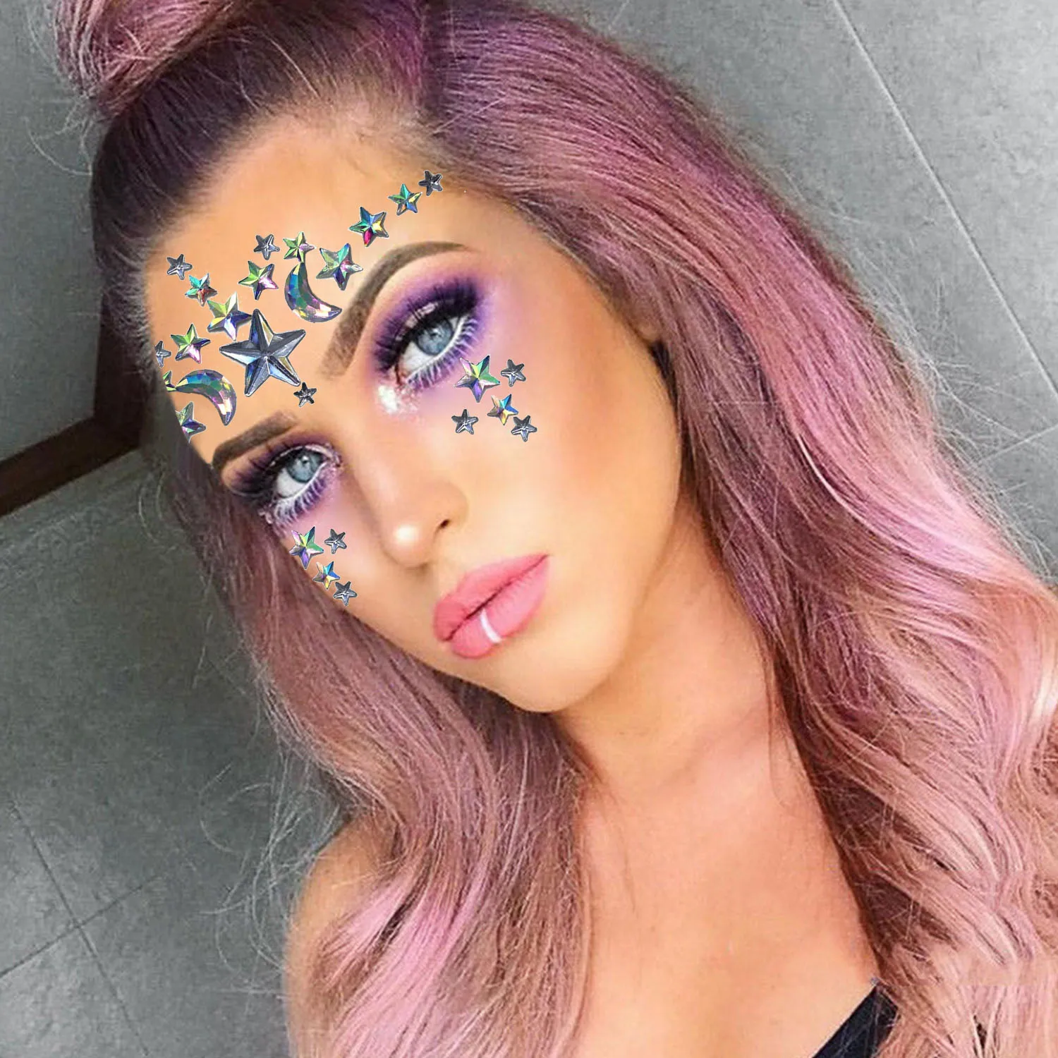 Наклейки для украшений на лицо макияж Временные татуировки боди арт драгоценные