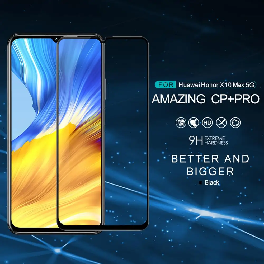 Защитное стекло для экрана Huawei Honor X10 Max 5G Nillkin Anti Explosion CP + PRO 2.5D полное покрытие