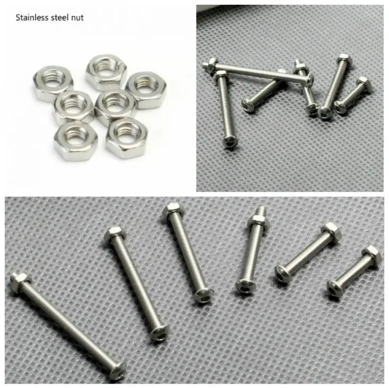 

24pcs/box M3 Stainless Steel Hex Screw Nuts Bolt Socket Cap Assortment Set