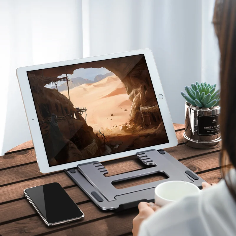 Подставка для ноутбука Llano из алюминиевого сплава складная Портативная