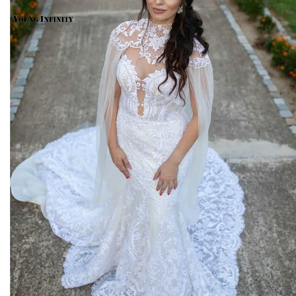 Лидер продаж Русалка свадебное платье 2021 без рукавов с низким вырезом на спине в