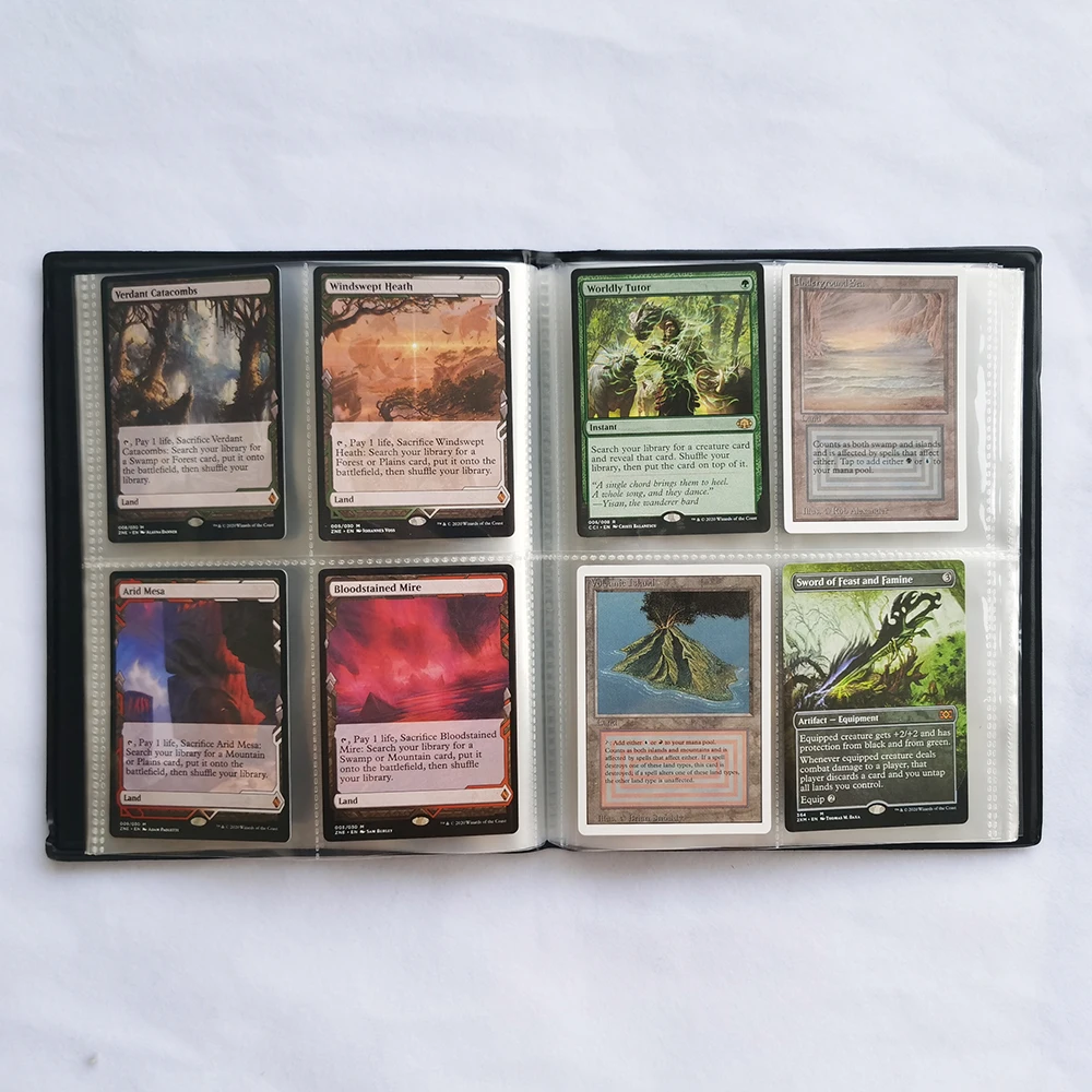 Книга для MGT-карт с рисунками из волшебных войн шоколадных и фиолетовых цветов 4