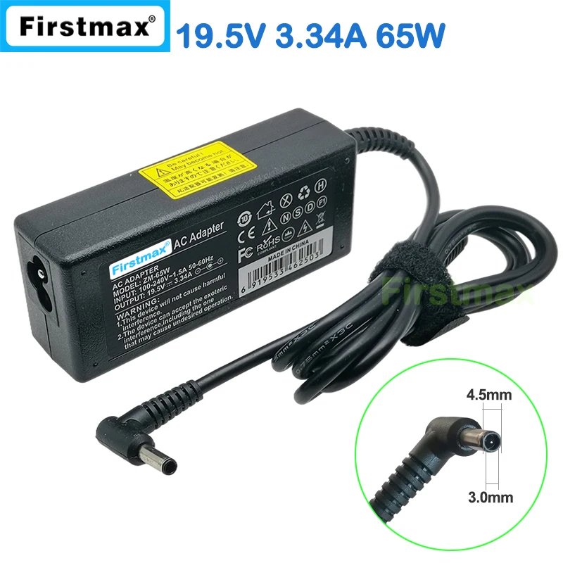 

19.5V 3.34A 65W laptop AC power adapter charger for Dell Inspiron 15 5558 5565 5566 5567 5568 5570 5575 5578 5579 7558 7560 7568