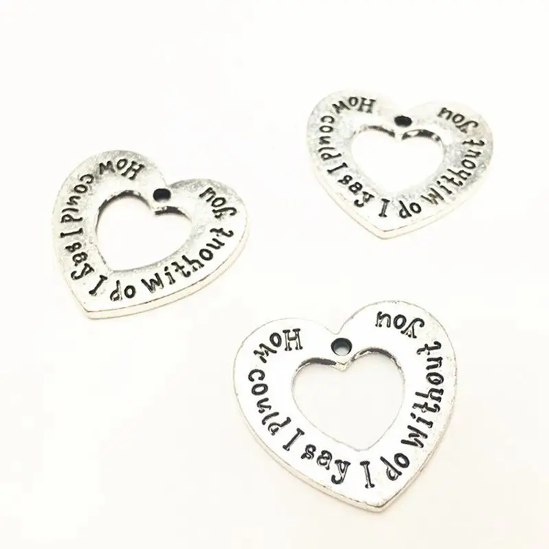 Упаковка из 10 сплав Древний серебряный &quotКак я могу сказать что занимаюсь без