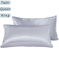 juwensilk 1pc soft satin silk pillowcase pure mulberry home decor standardqueenking pillow cover chairs cushion cover