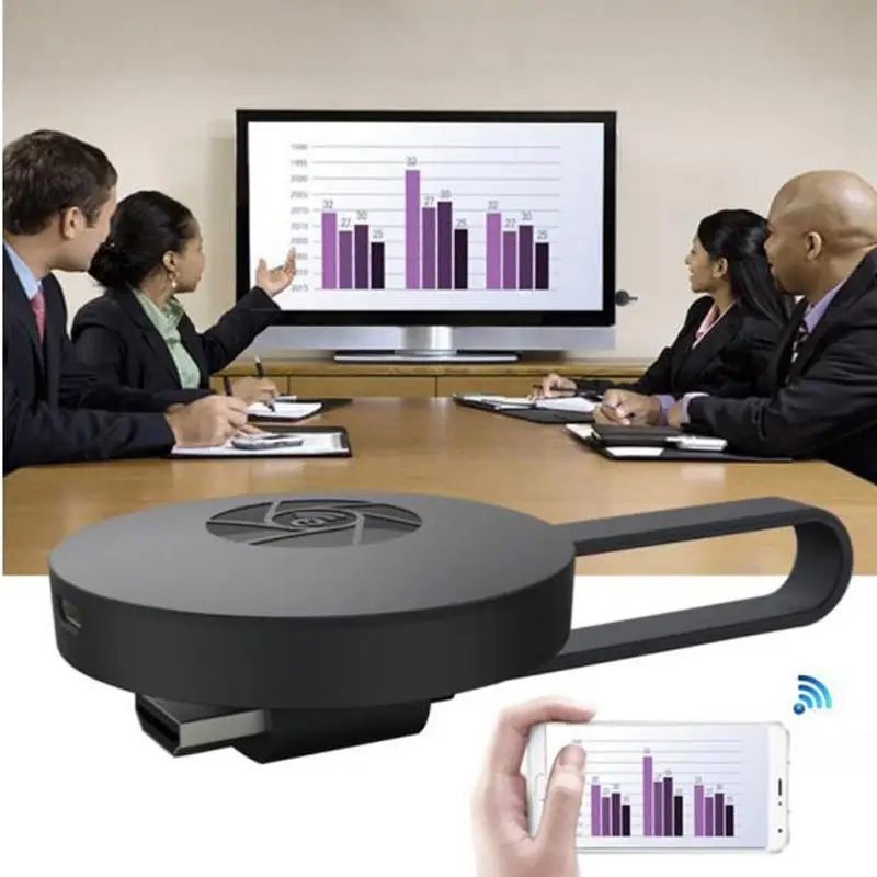 

1080P 4K 2.4G/5G Wireless HDMI-compatibleWifi Display TV Stick Receiver Dongle Mirascreen Miracast AirplayFor iOS Android PC