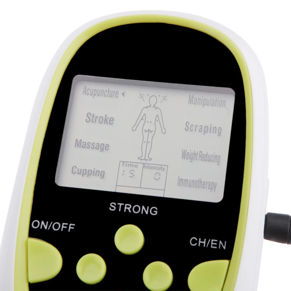 Двойной выход Мини Электронная физиотерапия для похудения тела десятки