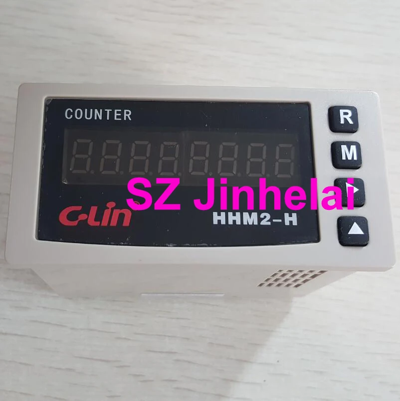 C-Lin HHM2-H новое и оригинальное счетное реле AC220V, 8 цифровой дисплей реверсивный счетчик