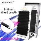 Ресницы Abonnie из норки, поставщик, индивидуальные ресницы для наращивания, частная этикетка, индивидуальные сибирские ресницы с изгибом 0,05 D