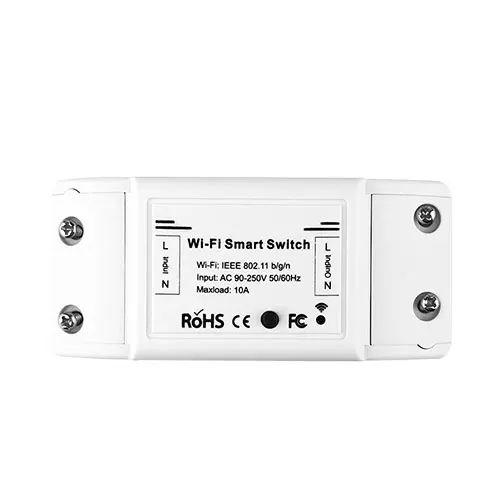 1Pcs Умный беспроводной пульт дистанционного управления, розетка, Wi-Fi розетка, адаптер, разделяемый контроль, умный дом с Alexa Google, модуль автоматизации дома - Цвет: 1Pcs