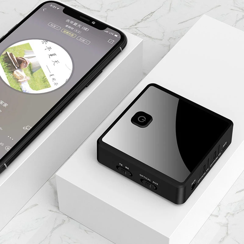 

AptX HD Low Latency Bluetooth 5.0 o Transmitter Receiver Music Two in One Bluetooth Wireless o 3.5mm o Jack