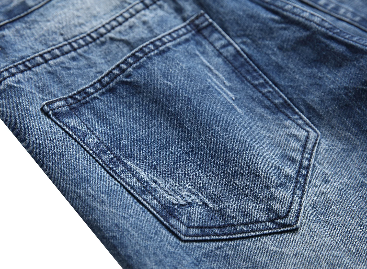 

Mens Straight Ripped Jeans Distressed Denim Pants Streetwear Hip Hop Motorcycle Biker Jeans for Men Casual Destroyed Trousers 42