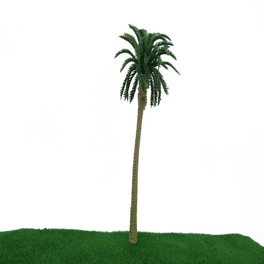 

2018 13CM Coconut Palm Trees Railroad Layout Garden Landscape Scenery Miniatures Architectural Model Toys