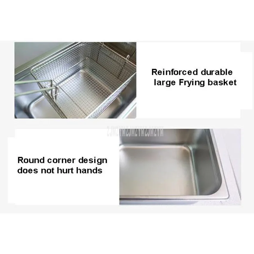 8л Коммерческая газовая фритюрница курица картофель фри печь для жарки Машина