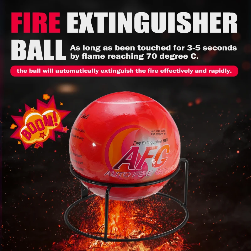 

1.3KG AFG Fire Extinguisher Ball Anti-Fire Ball With Wall Mounting Bracket For Home Automatic Fire Extinguishing Device For home