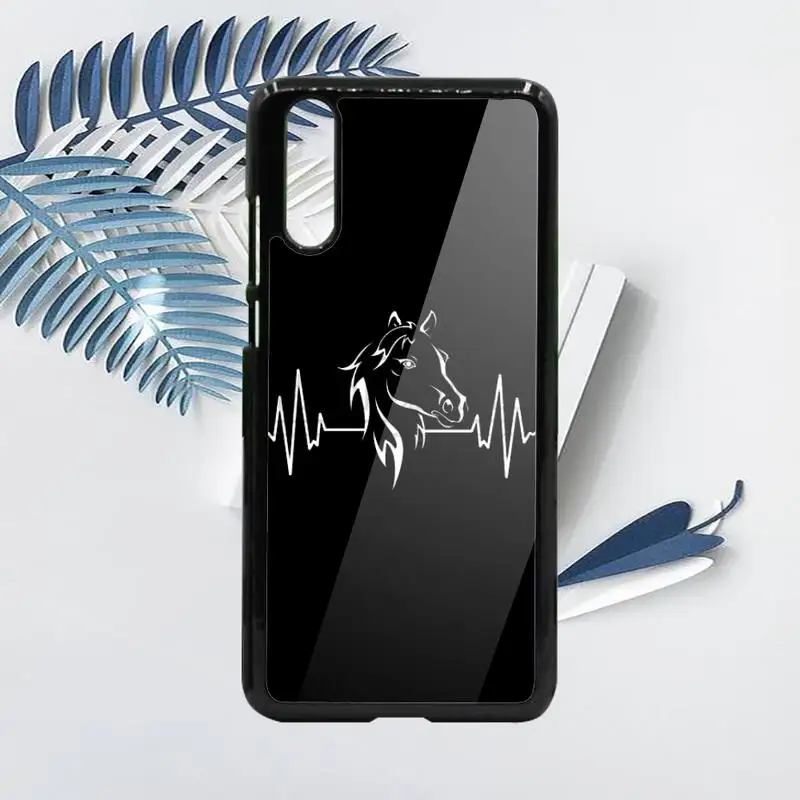 

Horse Pony Horse Heartbeat Phone Case PC For Samsung galaxy S note 8 9 20 10 e lite2019 plus pro ultra