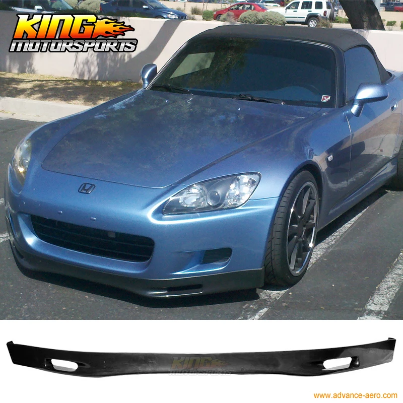 Подходит для 00 03 Honda S2000 Spoon style ПУ передний бампер спойлер из полиуретана