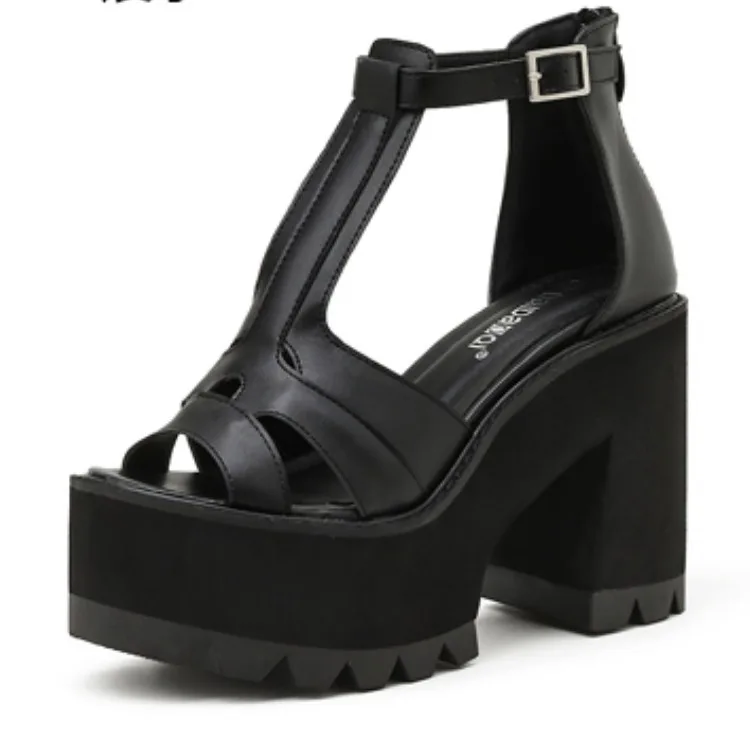 

Fashion Womens Shoes 2021 Clogs With Heel Female Sandal Luxury New Low Thick Girls High Beige Comfort Block Summer Rome Buckle S