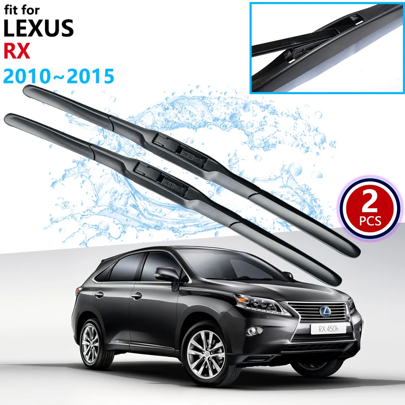 

For Lexus RX RX270 RX350 RX450h 2010 2012 2013 2014 2015 Car Wiper Blades Front Windshield Wipers 270 350 450h Car Accessories