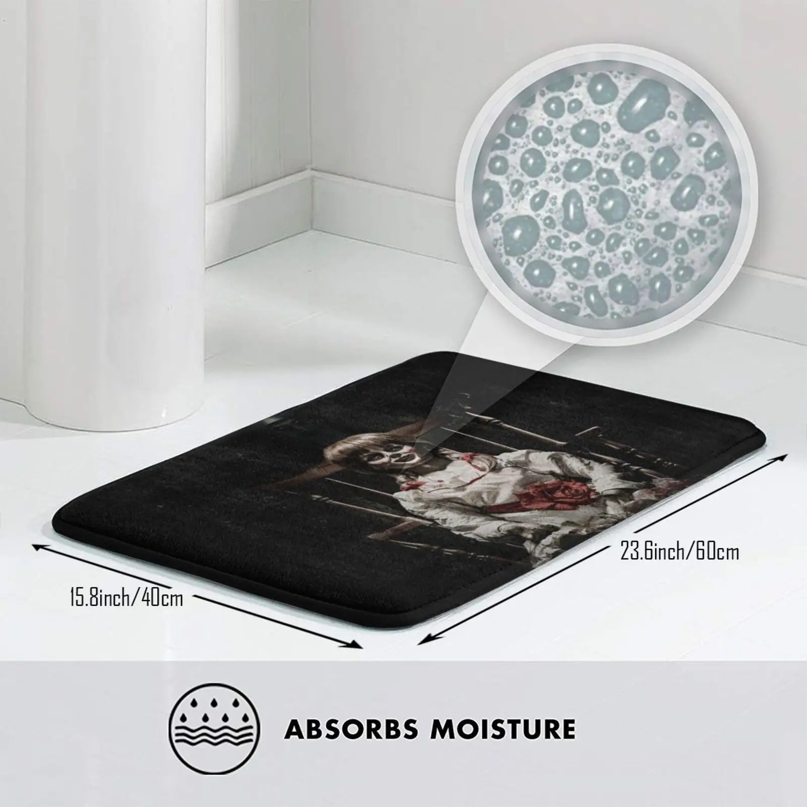 Annabelle помогает нам входная дверь коврик для ванной от ужасов Escape Lux Arts7 The Nun Conjuring