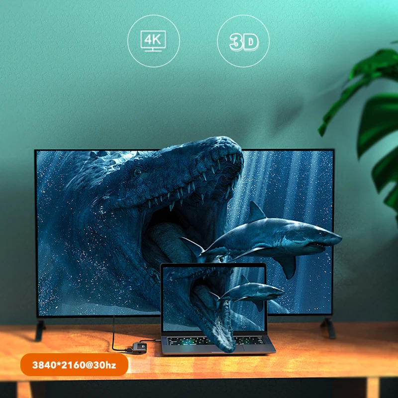 Фонарь с корпусом для M2 SSD поддержка корпуса NFGG мульти usb порта 4K HDMI 1000 Мбит/с Ethernet