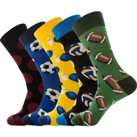 autumn and winter new men socks fashion socks mens long tube cotton socks ball series