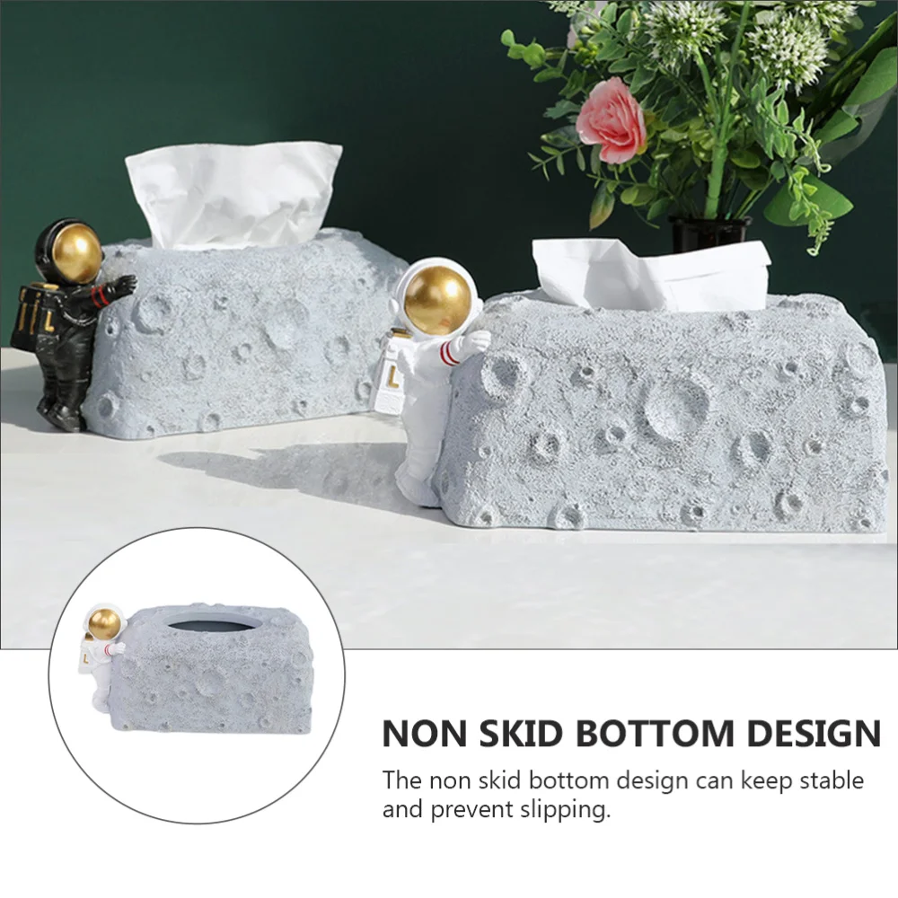 

1Pc Docorative Tissue Box for Home and Restaurant Use Desk Napkin Container