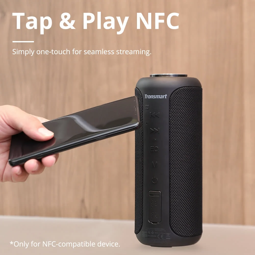 Tronsmart T6 плюс держатель серии Upgraded Bluetooth 5 0 Динамик 40 Вт Портативный динамик TWS IPX6