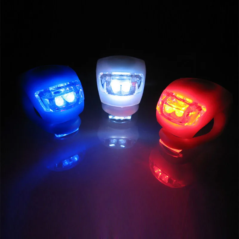 Велоспорт Предупреждение светильник силиконовый Велосипедные фары шлем