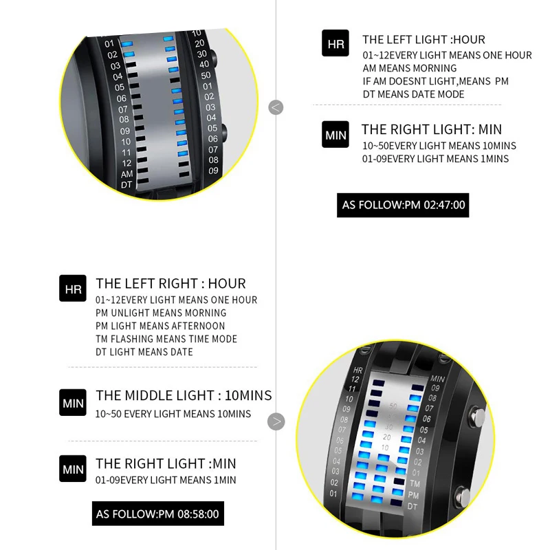 

Men Women Stainless Steel Strap LED Display Watches 5Bar Waterproof Digital Watch Reloj Hombre Sports Watch Couple Watches