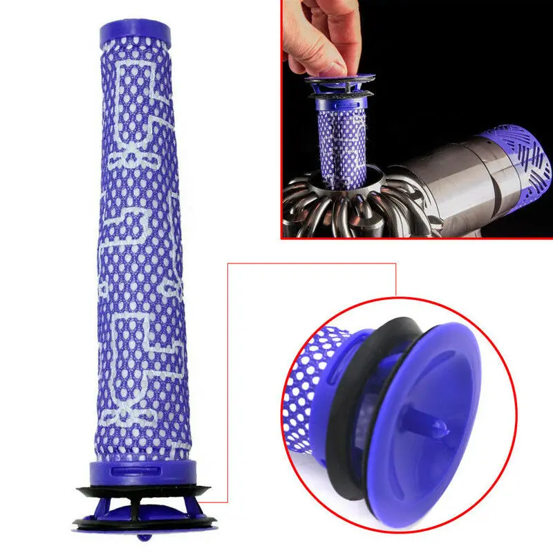 Vacuum Cleaner accessories Parts Pre Motor Washable HEPA Filter Head for Dyson v6 v7 v8 dc62 DC61 DC58 DC59 DC74 | Дом и сад