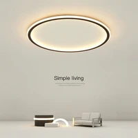 modern led chandelier lights simple lighting for living bedroom study room white black indoor lamps fixtures dimmable ac90 260v