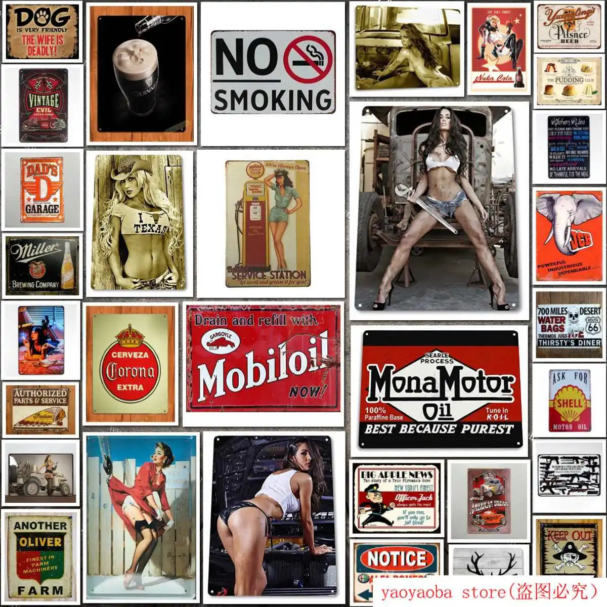 Еще один Оливер ферма жестяная вывеска трактор страна сарай гараж кухня домашний