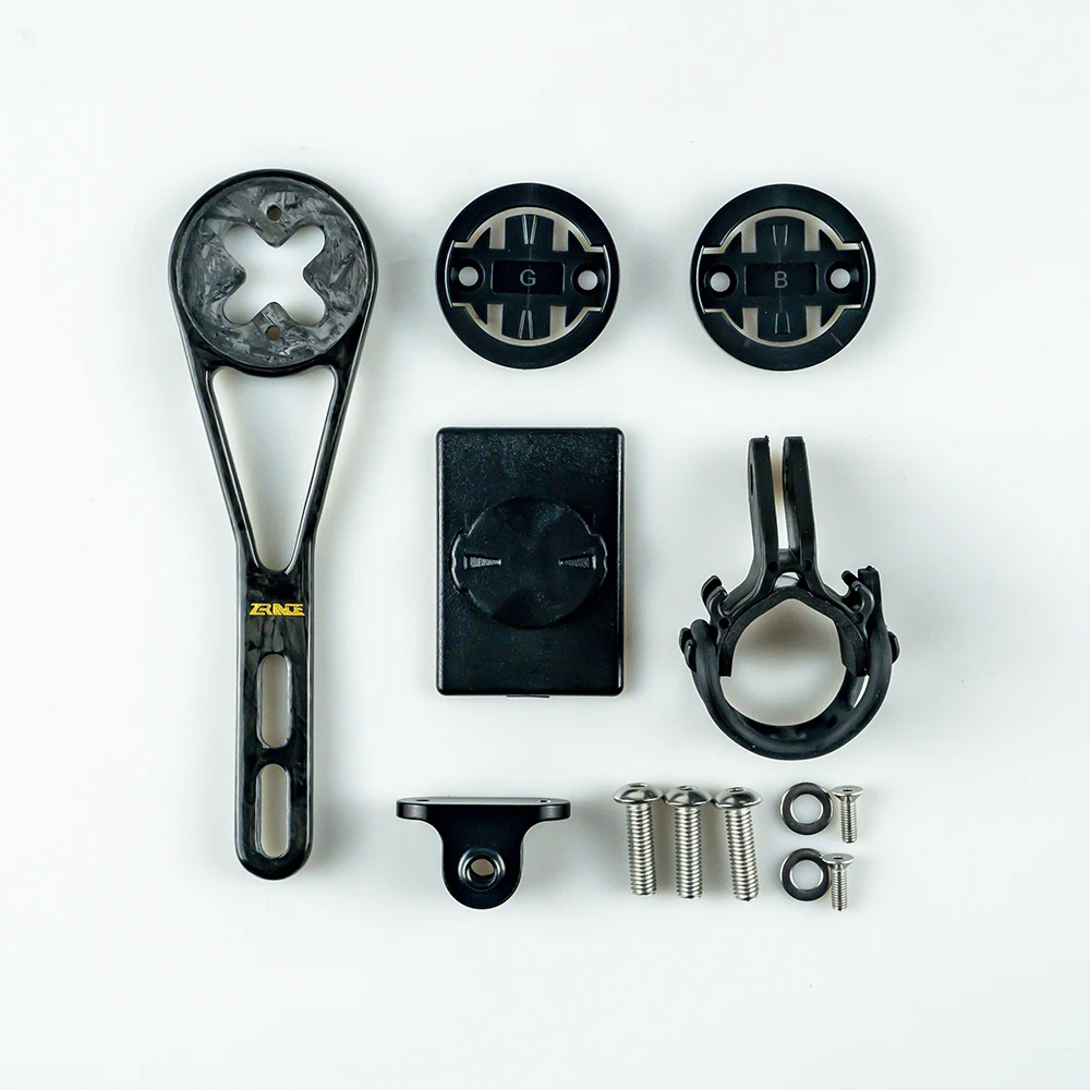 Zracing углеродное волокно велосипедный компьютер передний держатель для