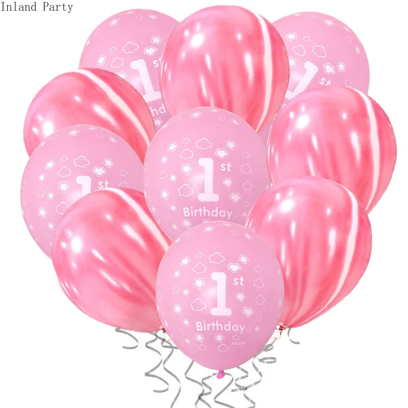 10 шт./лот 12 дюймов латексные для мальчиков и девочек на день рождения воздушные