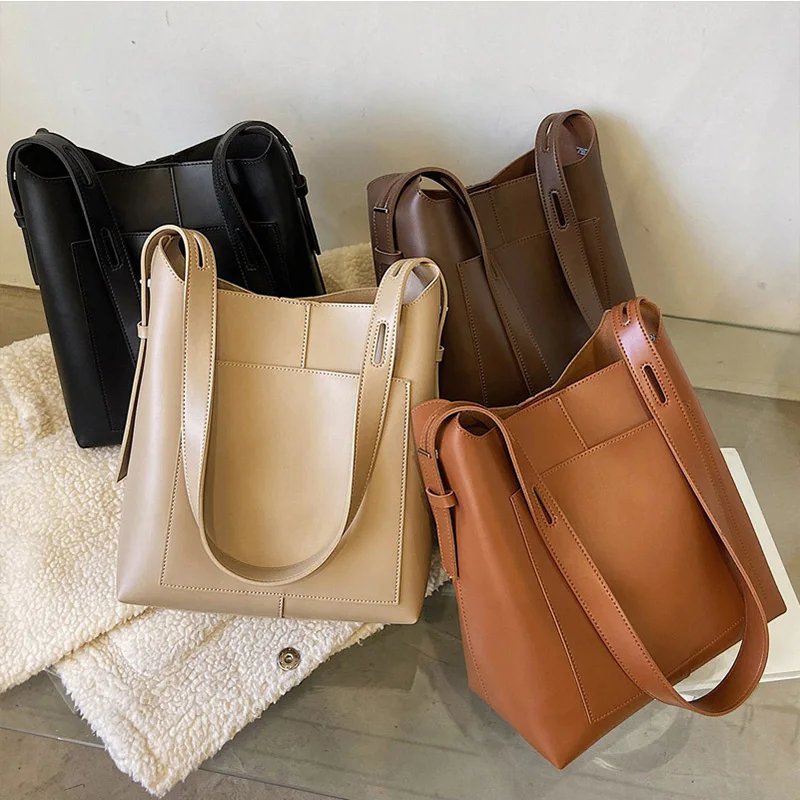 

Дамские сумки, вместительные сумки-мессенджеры, женские сумки, новая модная сумка-мешок из искусственной кожи на одно плечо для осени и зимы