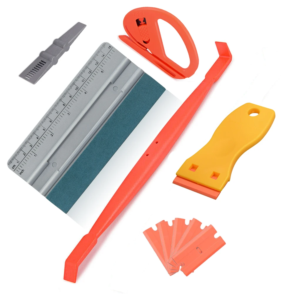 EHDIS Автомобильная фольга обертывание Ракель замша войлочные весы бритва скребок