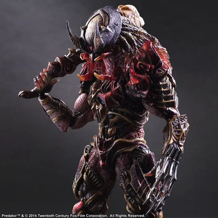 Фигурка PlayArts KAI Alien vs хищник ПВХ Primevil Hunter 27 см игрушки подарок Коллекционная